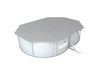 Image Bache d'hivernage Bestway Hydrium 7,48 x 3,71 m pour piscine hors-sol 7,40 x 3,60 x 1,20 m