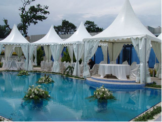 Image Tente de reception WALU CITY COTTAGE 500 x 500 x 250cm