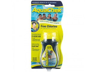 AquaChek - Testeur Aquachek jaune pour traitement au chlore
