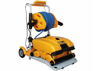 Image Robot piscine electrique Dolphin WAVE 200XL avec telecommande et chariot