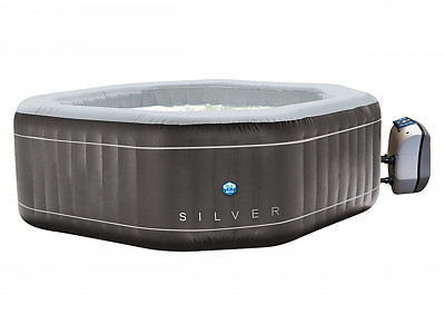 Image Spa gonflable NetSpa SILVER octogonal 195x195x70cm 5/6 places