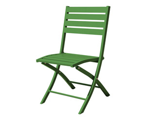 Image Chaise pliante MARIUS en aluminium Vert prairie