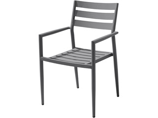 Fauteuil de jardin alu et acier Alumob