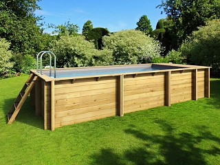 Image Piscine bois hors-sol BWT myPOOL POOL'N BOX 6.20x2.50m