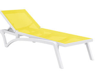 Image Transat COSTA resine blanc/jaune