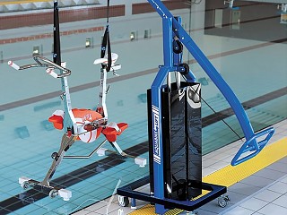 Image Mat de levage AQUABIKE LIFT Waterflex pour equipement aquafitness piscine