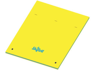Image Matelas flottant piscine Skiflott 260x90cm Jaune