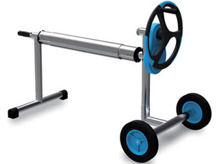 Image Enrouleur telescopique KOKIDO T LUXE EASY avec cremaillere Presto piscine 12x6m max
