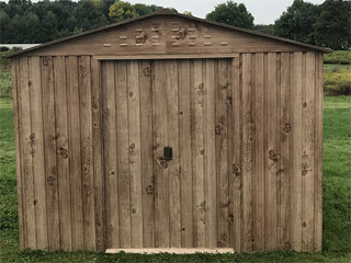 Image Abri de jardin metal imitation bois WOODGRAIN Duramax 7,75m²