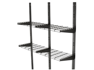 Image Lot de 2 etageres pour abri jardin WOODGRAIN Suncast 96,5 x 25,4 cm