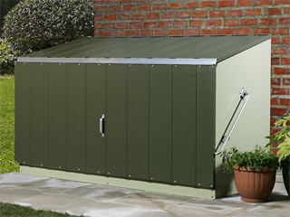 Image Coffre de rangement Trimetals STOREGUARD Vert bicolore 1,74m²