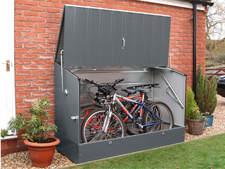 Image Abri a velos BICYCLE STORE Trimetals Anthracite 1,74m²