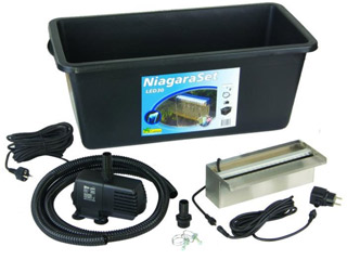 Image SET cascade design NIAGARA 30 LED + pompe Ubbink