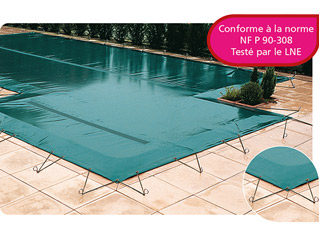 Image Couverture d'hivernage opaque piscine WALU SAND Walter Sable/sable