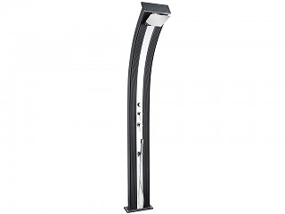 Image Douche solaire Formidra DADA CURVE avec mitigeur 38L Anthracite/Alu