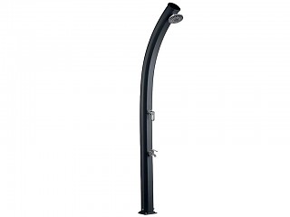 Image Douche solaire aluminium Formidra JOLLY CURVED 33L coloris anthracite