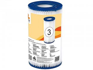 Image Lot de 2 cartouches Jilong TYPE III 106x203mm filtration piscine hors-sol