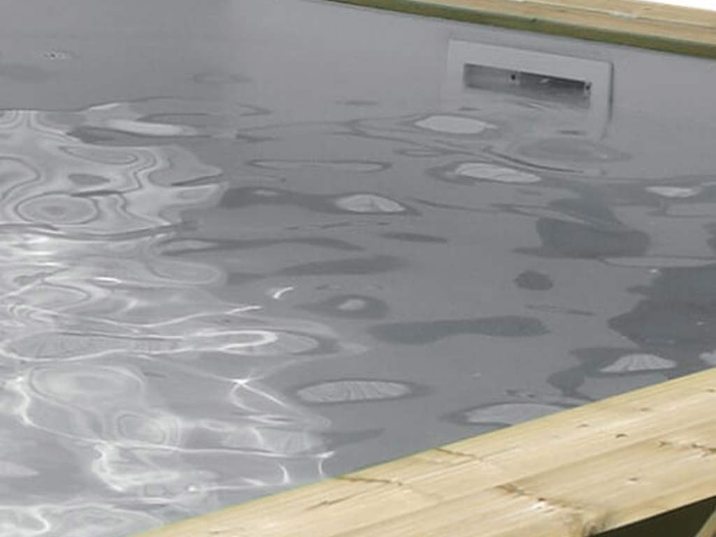 Liner piscine hors-sol Ubbink 510xH120cm 75/100eme coloris gris