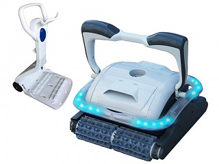 Image Robot piscine electrique Bestway RAPTOR LED avec chariot