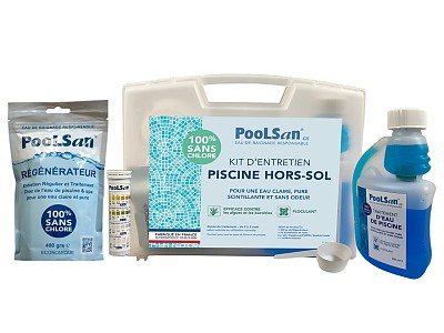 Image Kit d'entretien complet Poolsan Piscine Hors-sol sans chlore