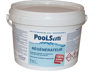 PoolSan - Regenerateur clarifiant piscine Poolsan seau 3 kg