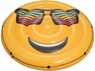 Image Bouee gonflable piscine Bestway LOUNGE Fashion Smiley Ø188cm