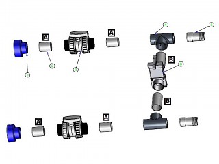 Image Kit by-Pass BWT myPOOL raccord 38/45 pompe a chaleur piscine hors-sol