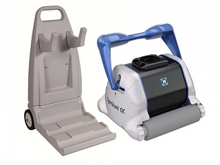 Image Robot piscine electrique Hayward TIGER SHARK QC avec brosses mousse et chariot