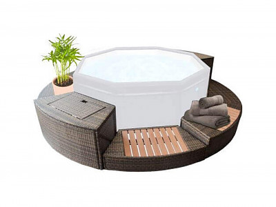 Image Mobilier pour Spa NetSpa OCTOPUS ensemble de 5 modules