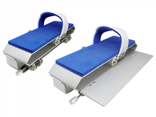 Image Kit de 2 pedales a clapet double vitesse ADS pour velos piscine Waterflex coloris bleu