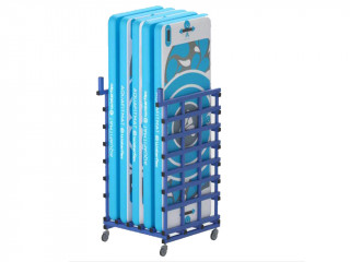 Image Chariot de rangement pour tapis flottants piscine de fitness Waterflex AQUAFITMAT