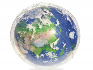 Image Ballon gonflable plage et piscine Bestway GLOBE TERRESTRE avec led flottant Ø61cm