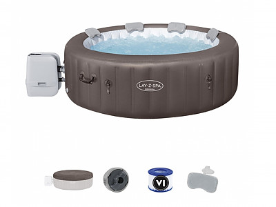 Bestway - Spa gonflable rond DOMINICA Hydrojet Bestway Lay-Z-Spa 4 a 6 personnes
