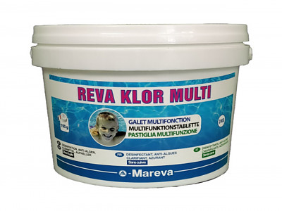 Image Traitement Mareva REVA-KLOR MULTI GALET 150g 83% sans cuivre