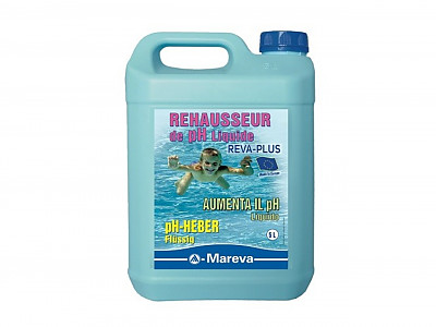 Image Traitement piscine Mareva REVA-PLUS rehausseur pH+ liquide 5L