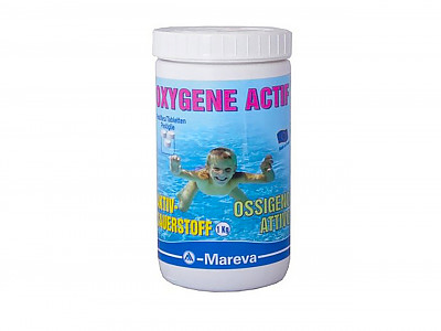Image Desinfectant piscine Mareva REVA-CHOC Oxygene actif pastilles 20g pot 1Kg