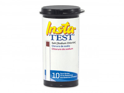 Image Boite 10 bandes d'analyse salinite MAREVA Insta-Test chlorure de sodium