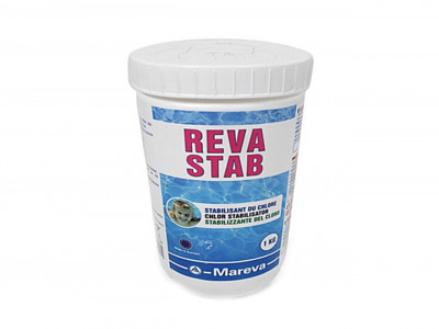 Image Traitement piscine Mareva REVA STAB stabilisant chlore en granules 1kg