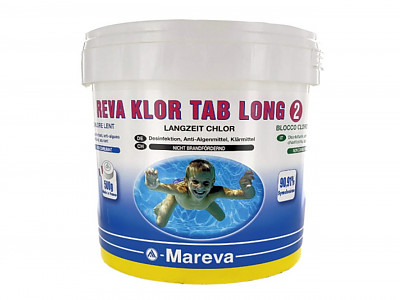 Mareva - Traitement Mareva REVA KLOR TAB LONG galet desinfectant 500g seau 10kg