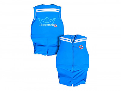 Image Maillot de bain flottant enfant PLOUF Petit Marin Bleu garcon 6 ans (21/24kg)