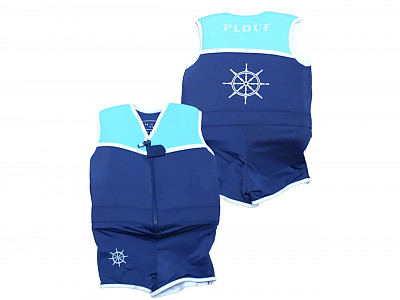 Image Maillot de bain flottant enfant PLOUF Sailor Junior Marine garcon 3 ans (15/17kg)