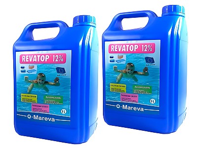 Image Traitement rattrapage eau verte REVATOP 12% 2 x 5 L Mareva