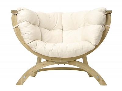Fauteuil de jardin teck et bois Amazonas