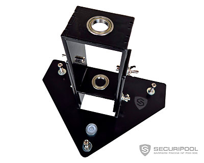 Image Guide de Percage Professionnel SECURIPOOL 16mm a niveau installation barriere piscine