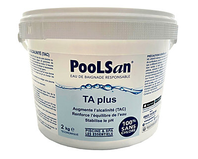 Image Equilibre de l'eau TAC+ TA+ piscine Poolsan seau 2 kg