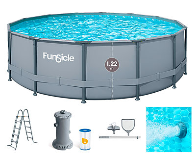 Image Piscine tubulaire Funsicle ELITE ronde 4.88 x 1.22m