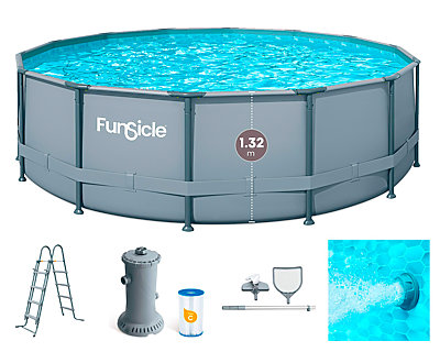 Image Piscine tubulaire Funsicle ELITE ronde 5.49 x 1.32m