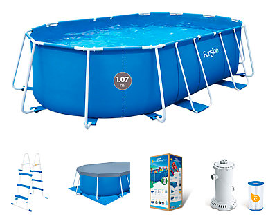 Image Piscine tubulaire Funsicle ovale 4.88 x 3.05 x 1.07 m