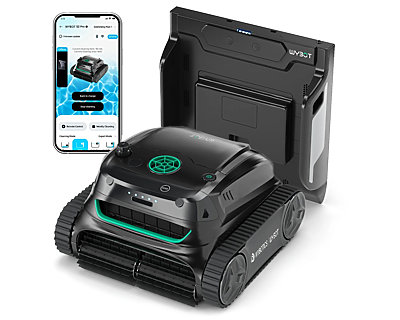 Image Robot piscine sans fil Wybot S2 PRO avec station de recharge