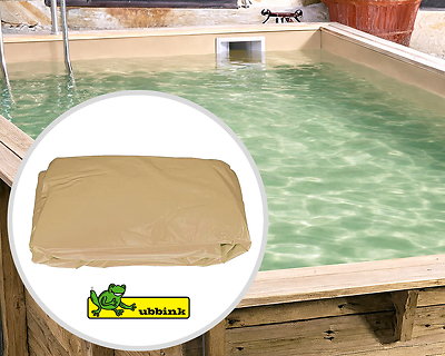 Image Liner piscine Ubbink Azura rectangulaire 200x400x126cm 75/100eme Beige